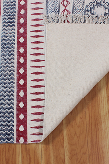 Indian Handmade Cotton Rug Living Room Rug Outdoor Durrie Garden Yoga Mat