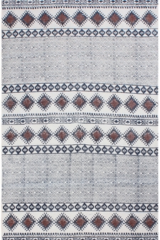 Indian Hand Block Printed Durries Soft Cotton Area Rugs Bathroom Rugs