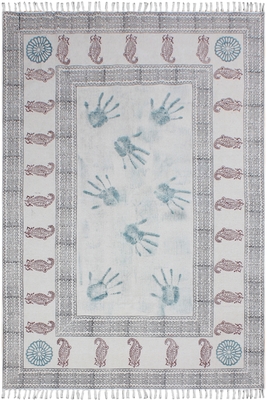 Outdoor Patio Rug Indian Bohimean Cotton Durries Dining Room Rugs Kitchen Mats 1