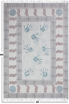 Outdoor Patio Rug Indian Bohimean Cotton Durries Dining Room Rugs Kitchen Mats 3