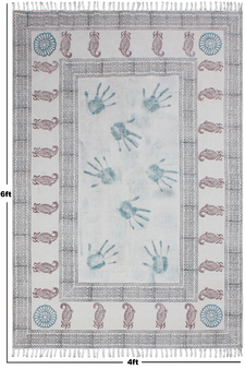Outdoor Patio Rug Indian Bohimean Cotton Durries Dining Room Rugs Kitchen Mats