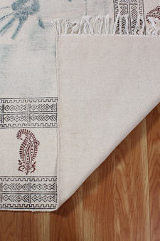 Outdoor Patio Rug Indian Bohimean Cotton Durries Dining Room Rugs Kitchen Mats