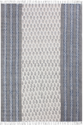 Study Room Rug Kitchen Area Mat Hand Block Printed Cotton Area Durries 1