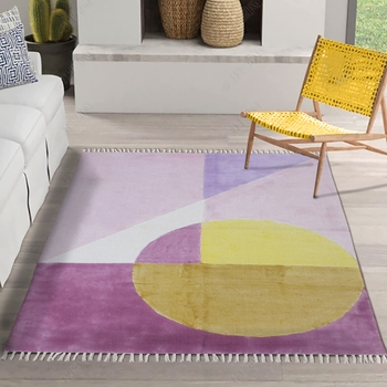 Handmade Cotton Rugs Yoga Kilim Rug Outdoor Area Durries Kitchen Carpet 2