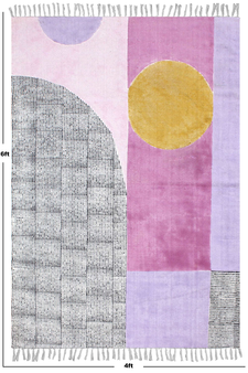 Multicolor Rug Geometric Area Carpet Handmade Cotton Kilim Home D�cor Rug