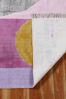 Multicolor Rug Geometric Area Carpet Handmade Cotton Kilim Home D�cor Rug