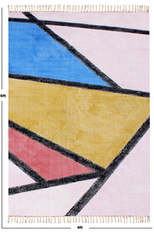 Boho Print Handmade Cotton Kilim Geometric Area Rug India Cotton Carpet