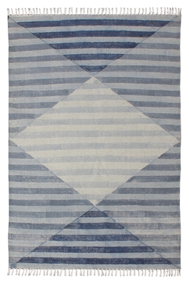 Cotton Area rug Outdoor rug Hand block printed rug Kitchen Living room rug 1