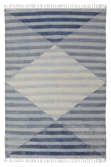 Cotton Area rug Outdoor rug Hand block printed rug Kitchen Living room rug