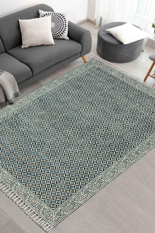 Floral rug Indian boho rug Cotton area rug Kitchen kilim Outdoor rug Living room rug