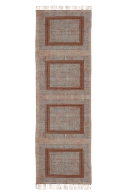 Flat Weave Cotton area rug Hand block printed rug Outdoor rug Dining room rug 1