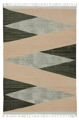 Handmade rug Boho rug Cotton area rug Living room rug Outdoor rug Kitchen rug