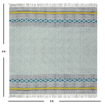 Indian Handmade Doormats Hand Woven Cotton Durries Dining Room Rugs Yoga Mats 3