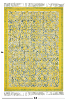 Yoga garden area rug Cotton area rug Handmade rug Dining room rug Outdoor rug
