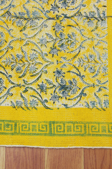 Yoga garden area rug Cotton area rug Handmade rug Dining room rug Outdoor rug