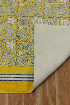 Floral rug Cotton area rug Kitchen area rug Handmade rug Outdoor rug Yoga garden mat