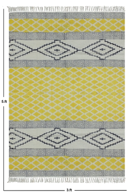 Indoor rug Yoga mat Handmade Living room rug Outdoor rug Cotton area rug 3