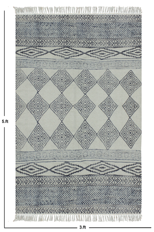 Handmade Outdoor yoga mat Yoga garden mat Living room kilim Hallway Cotton carpet