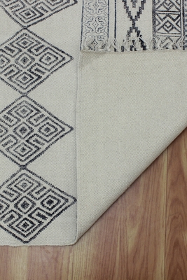 Handmade Outdoor yoga mat Yoga garden mat Living room kilim Hallway Cotton carpet 4