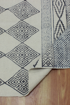 Handmade Outdoor yoga mat Yoga garden mat Living room kilim Hallway Cotton carpet