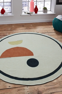 Hand Woven Kilim Yoga Garden Dhurrie Indian Natural Rug Pure Cotton Carpet 2