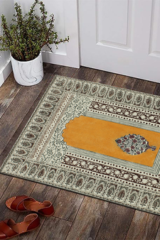 Brown Home Decor Carpet Pure Cotton Dhurrie Traditional Kilim