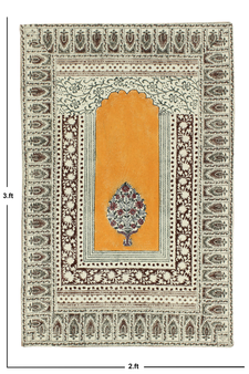 Brown Home Decor Carpet Pure Cotton Dhurrie Traditional Kilim