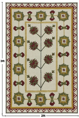 Traditional Kilim Green Dining Area Rugs Living Room Floor Carpet 3