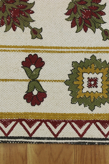 Traditional Kilim Green Dining Area Rugs Living Room Floor Carpet