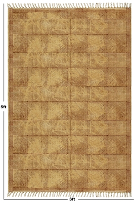 Living Room Cotton Rug Kilim Flat Weave Carpet Geometric Bedroom Rug 3