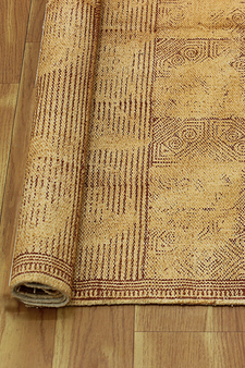 Living Room Cotton Rug Kilim Flat Weave Carpet Geometric Bedroom Rug