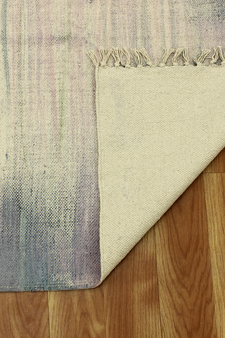Casavani Indian Handmade Cotton rug Beige kitchen floor Bedroom Rug