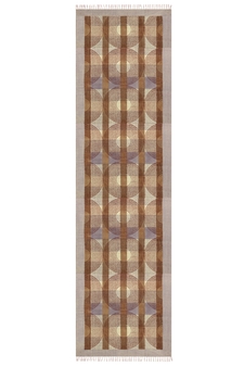 Casavani Beige Handmade Pure Cotton Durries Geometric Rugs Garden Area Rug