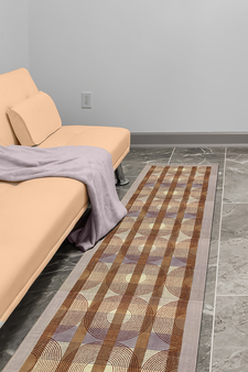 Casavani Beige Handmade Pure Cotton Durries Geometric Rugs Garden Area Rug