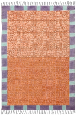 Casavani Pink Home Decor Carpet Pure Cotton Dhurrie Traditional Kilim 1
