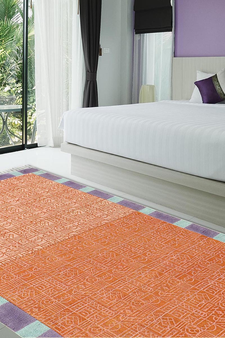 Casavani Pink Home Decor Carpet Pure Cotton Dhurrie Traditional Kilim