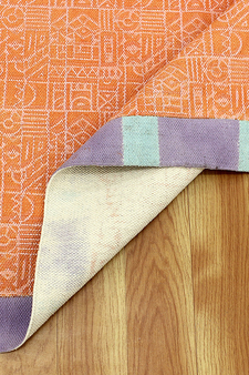 Casavani Pink Home Decor Carpet Pure Cotton Dhurrie Traditional Kilim