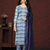 Blue Colour Modal Silk Salwaar Kameez For Trendy Fashion Looks