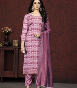 Pink Colour Modal Silk Salwaar Kameez For Trendy Fashion Looks
