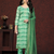 Green Colour Modal Silk Salwaar Kameez For Trendy Fashion Looks