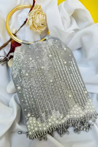 Mia Silver Mini Bag