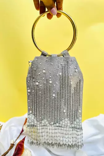 Mia Silver Mini Bag