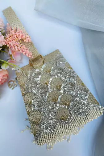 Rayna Gold Handbag