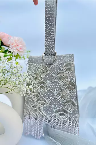 Rayna Silver Handbag