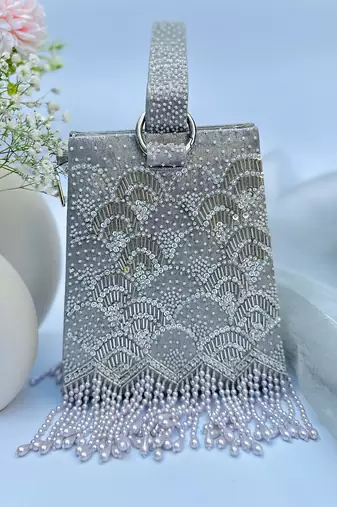 Rayna Silver Handbag