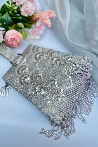 Rayna Silver Handbag