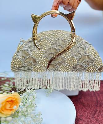 Thea Gold Halfmoon Bag 1