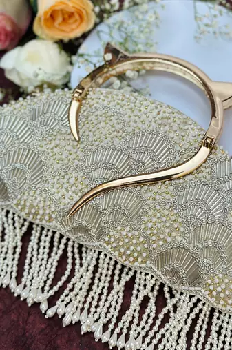 Thea Gold Halfmoon Bag