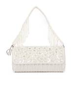 Anna White Cylidrical Bag