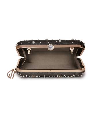 Grace Embellished Grey Clutch 5